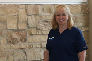 Anne Gallagher is Dr. Wally Wren's hygienist at Dental Associates Alsip